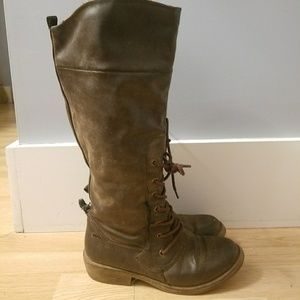 Rocket Dog Tall Lace-up Boots